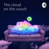 Podcast Cloud on the couch.