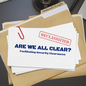 Listen to Are We All Clear? Facilitating Security Clearances in the App